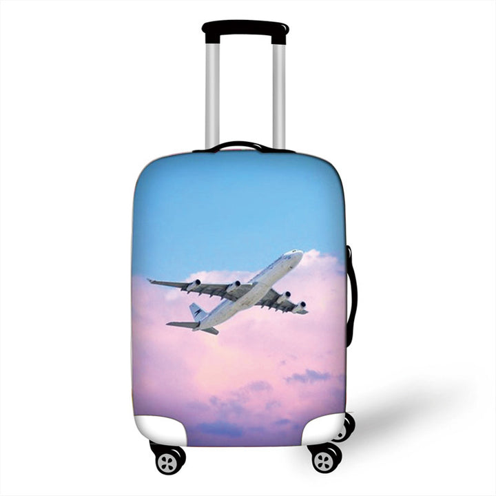 Women's Hard Shell Suitcase with Eye-Catching Airplane Design Kalsten