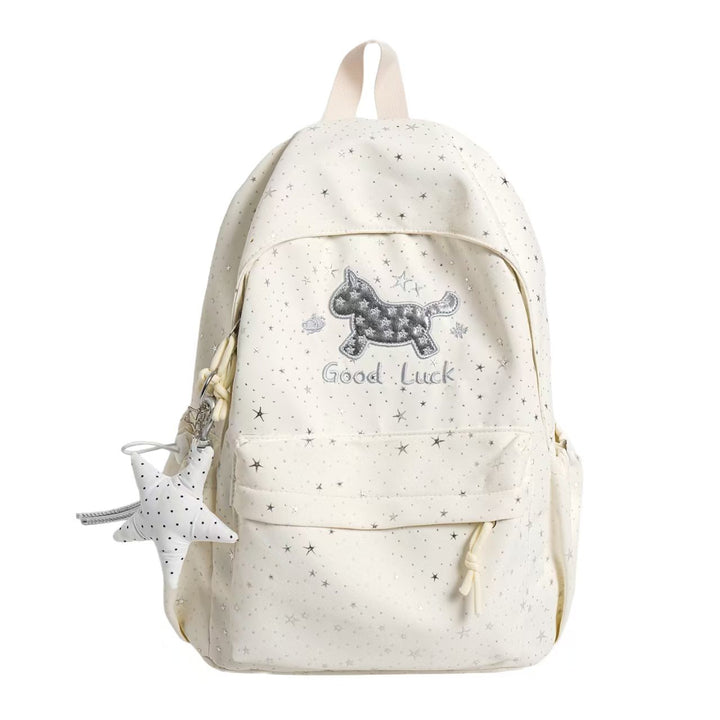 Backpack with Playful Cat Design and Sparkling Details Kalsten