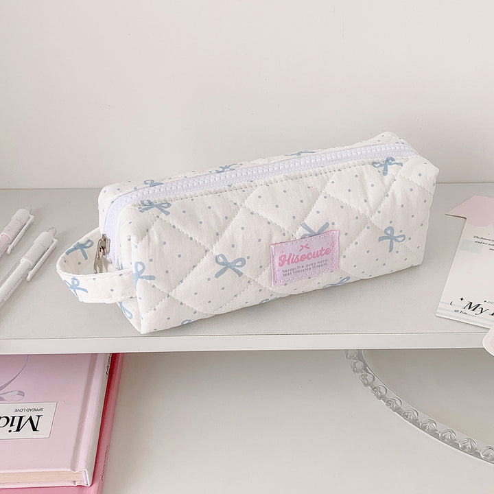 Quilted Pencil Case with Zipper Kalsten