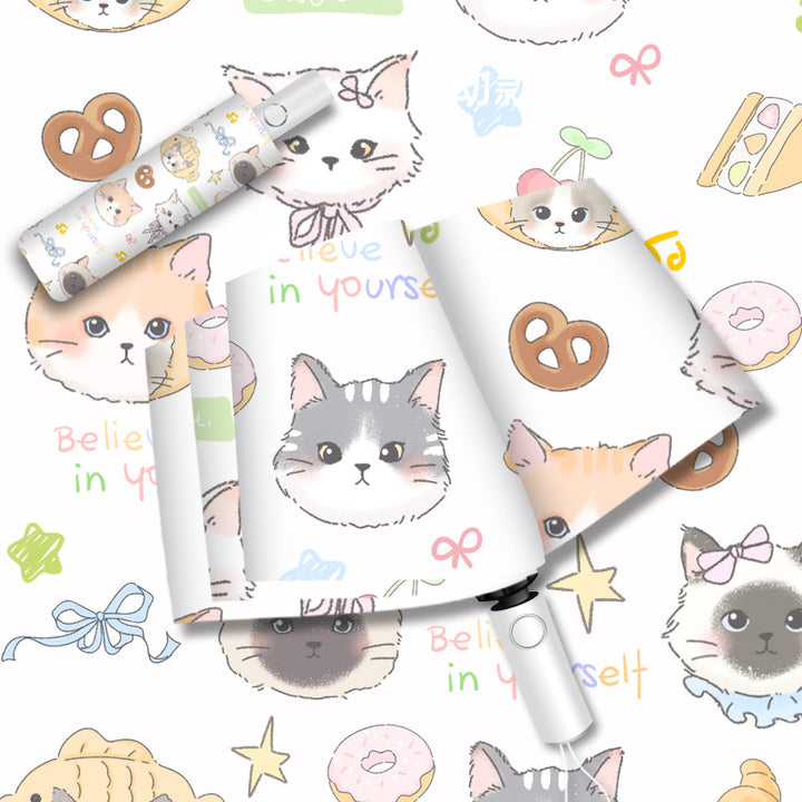 Women's umbrella with cute cat pattern Kalsten