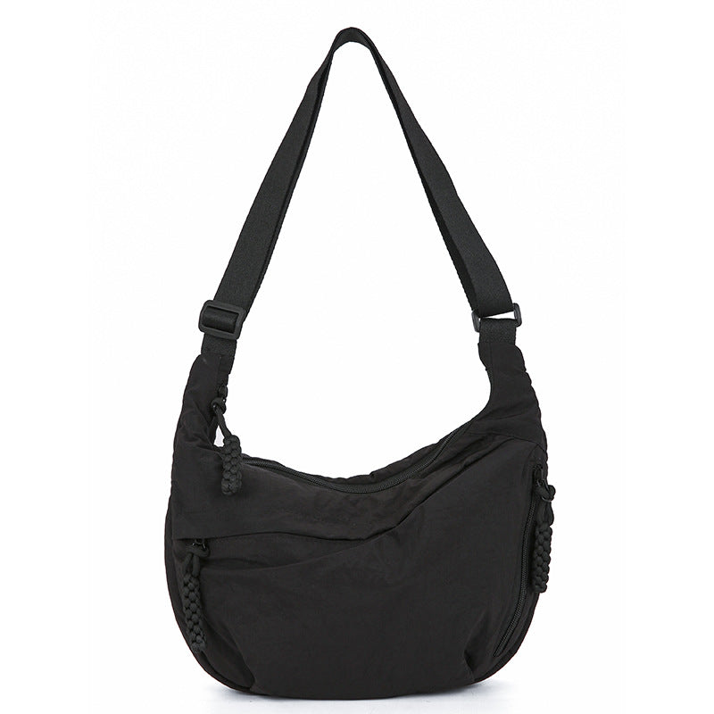 Casual shoulder bag with multifunctional zip pockets Kalsten