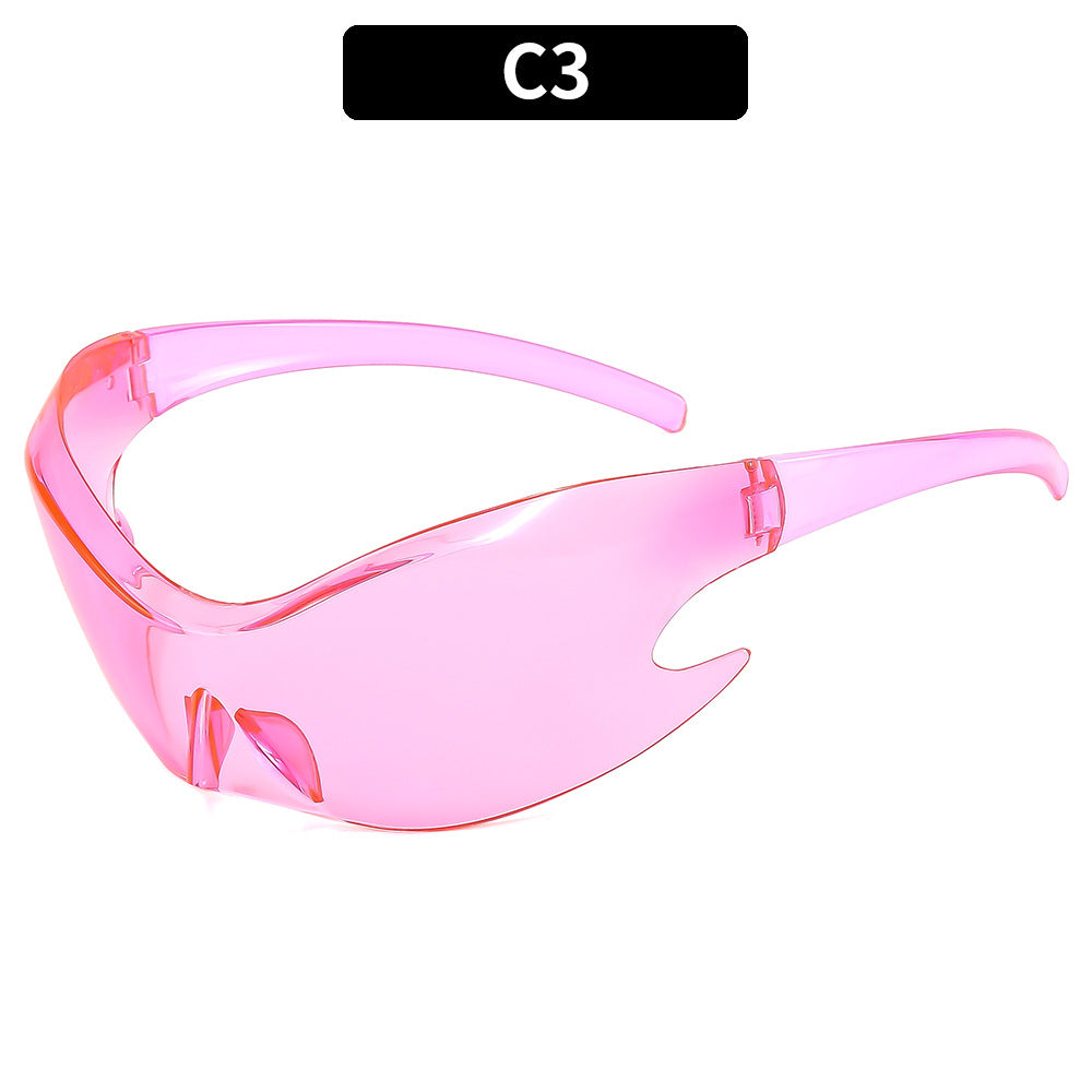 Futuristic High-Performance Wrap Sunglasses