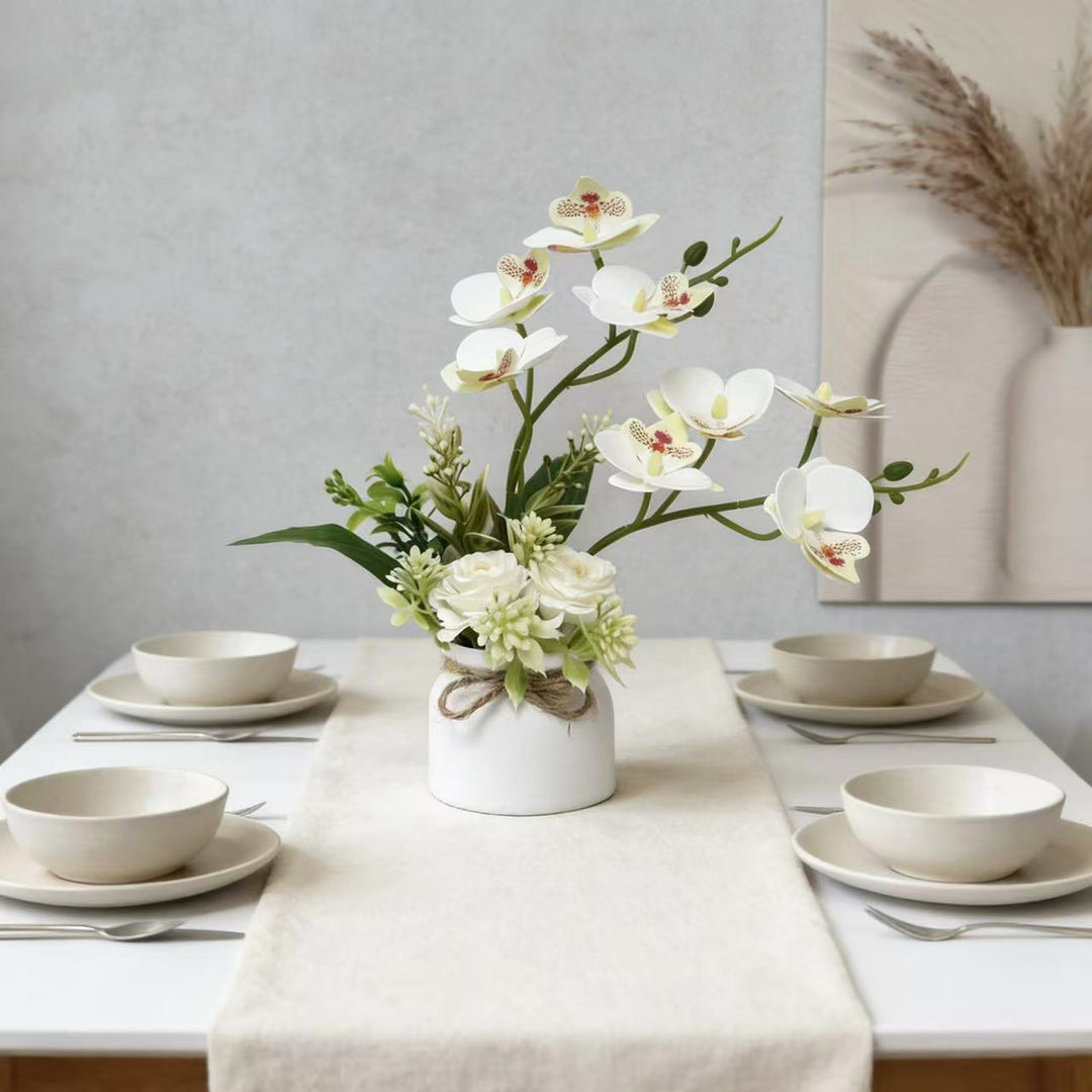 Home Decorative Artificial Orchid for Indoor Display and Styling