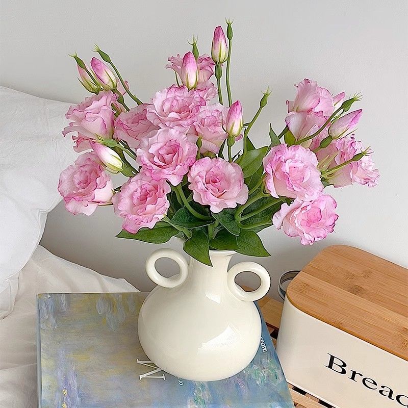 Realistic Faux Rose Floral Arrangement