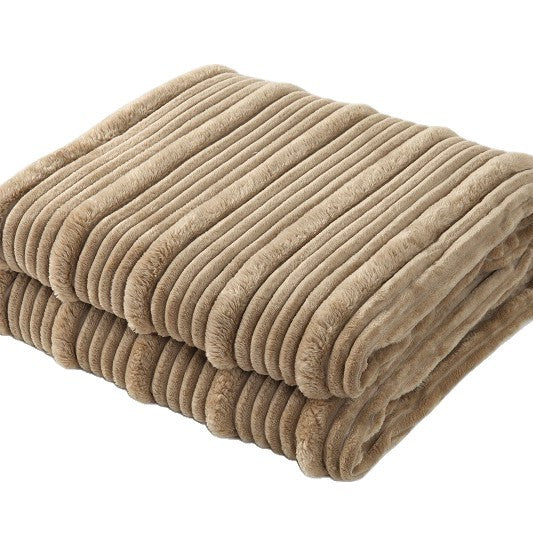 Luxurious Textured Plush Throw Blanket