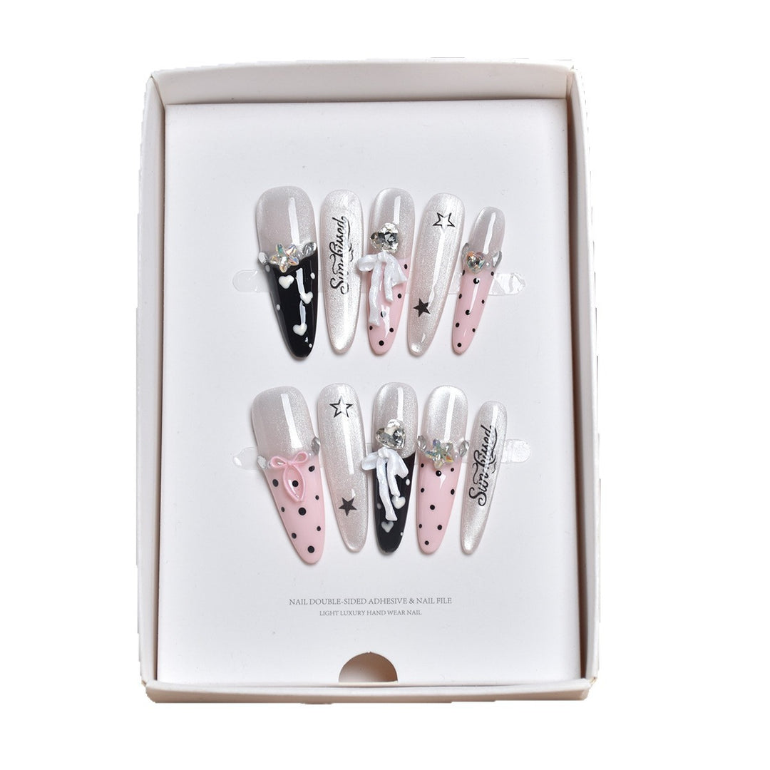 Glamorous Decorative Press-On Nail Art Kalsten