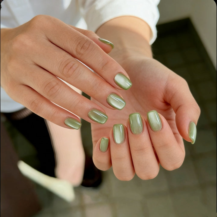 Glossy Elegant Press-On Nail Set Kalsten