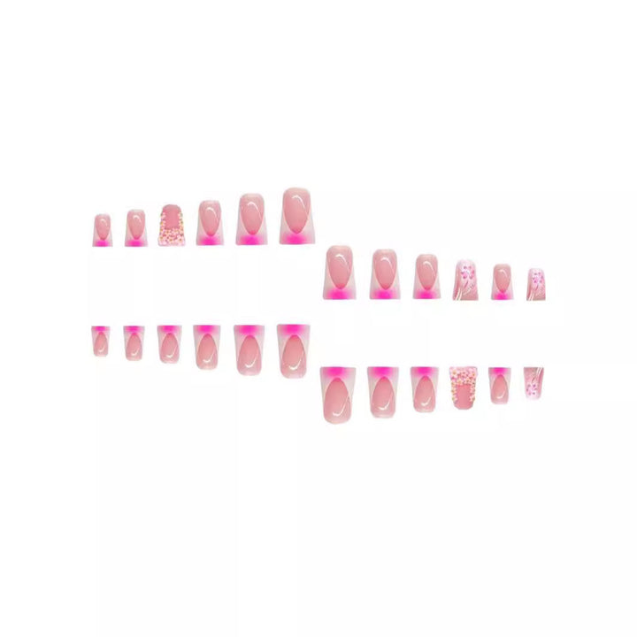 Decorative 3D Floral Nail Enhancements Kalsten