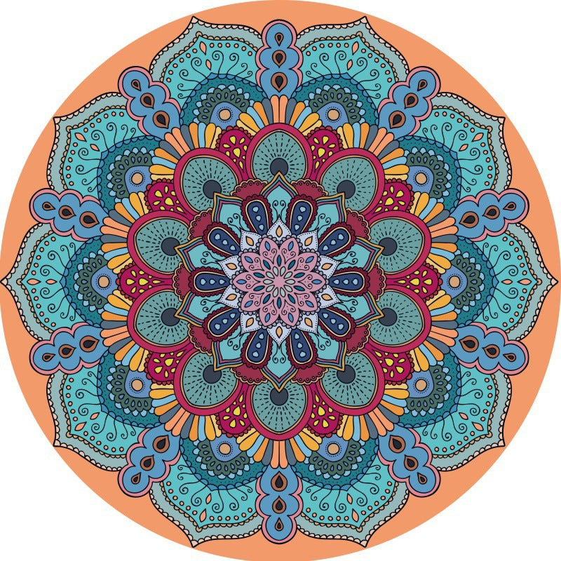 Mandala-Inspired Decorative Area Rug Kalsten