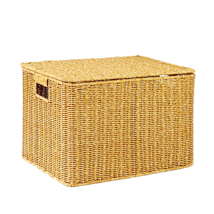 Handwoven Wicker Storage Chest Kalsten