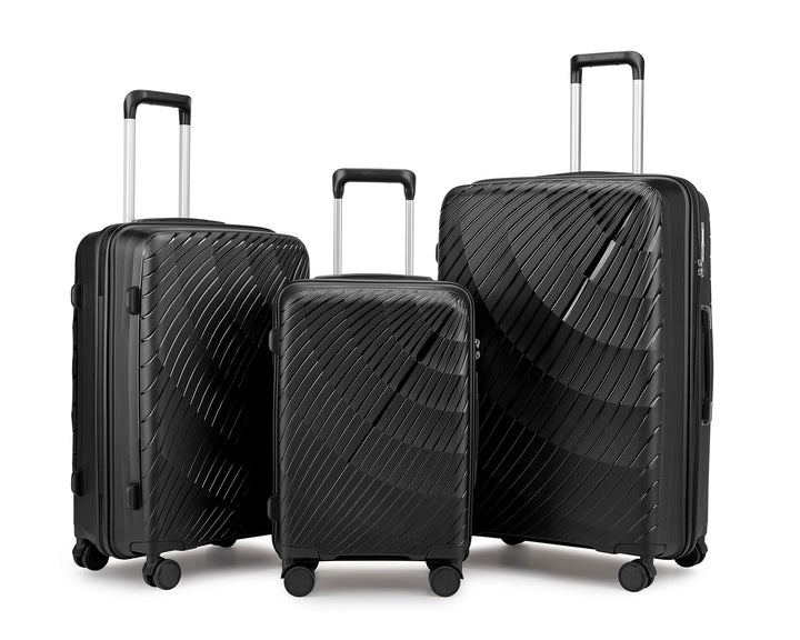 Unisex Premium Textured Hard Shell Luggage Set Kalsten