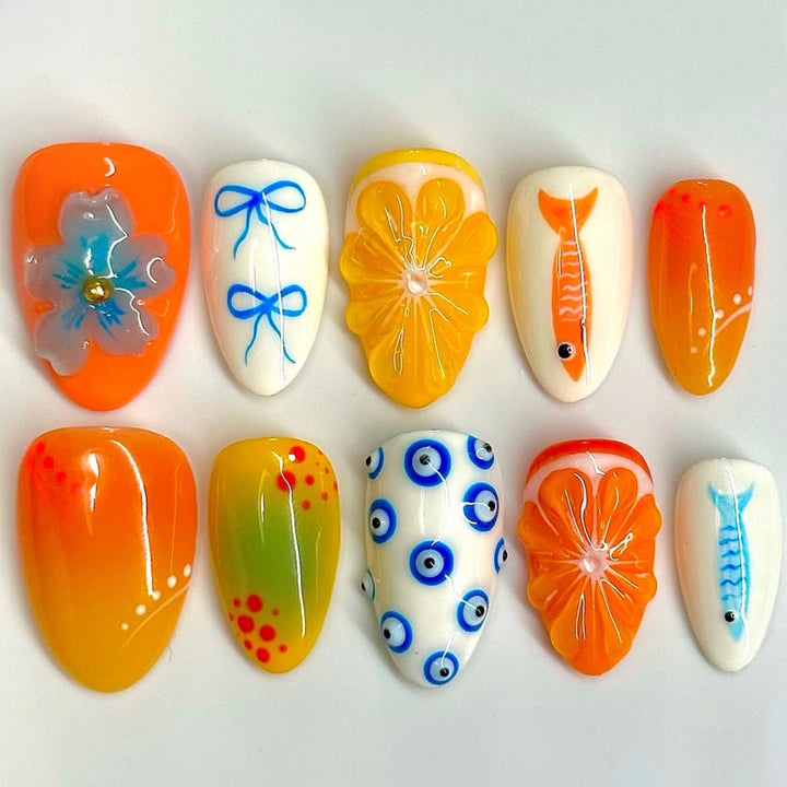 Thematic Artisan Press-On Nail Set Kalsten