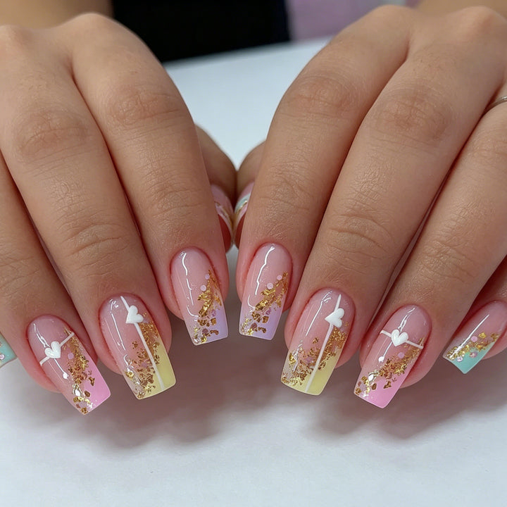 Elegant Ombre Acrylic Nail Art Enhancements Kalsten