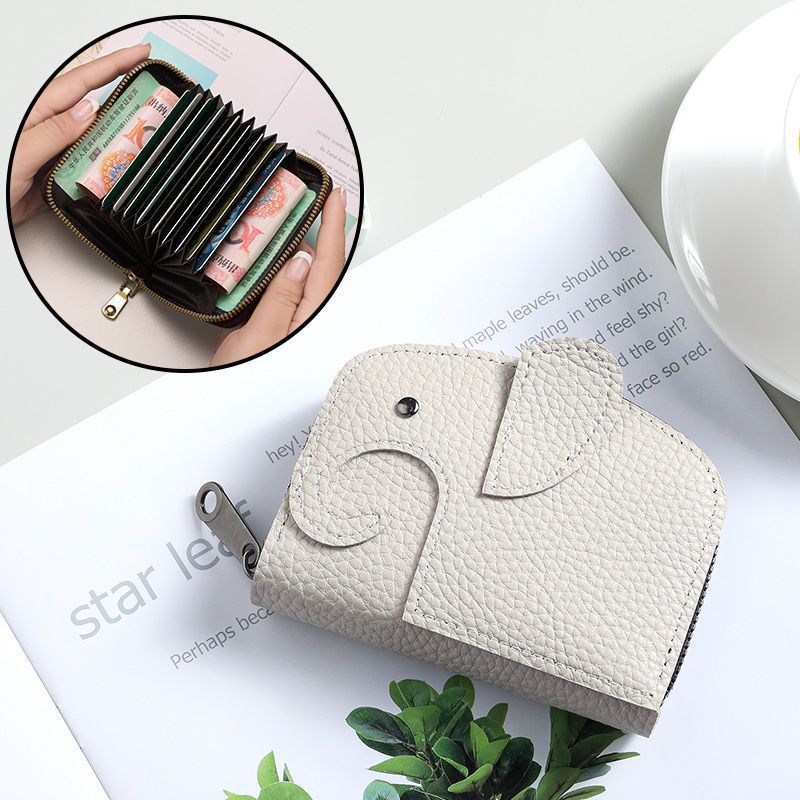 Premium Zippered Leather Coin Wallet