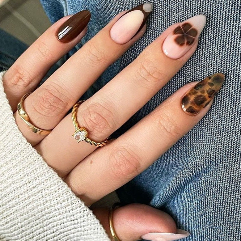 Artistic 3D Floral Nail Art Extensions Kalsten