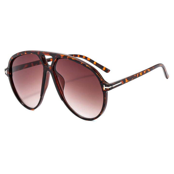 Oversized Aviator-Style Sunglasses Kalsten