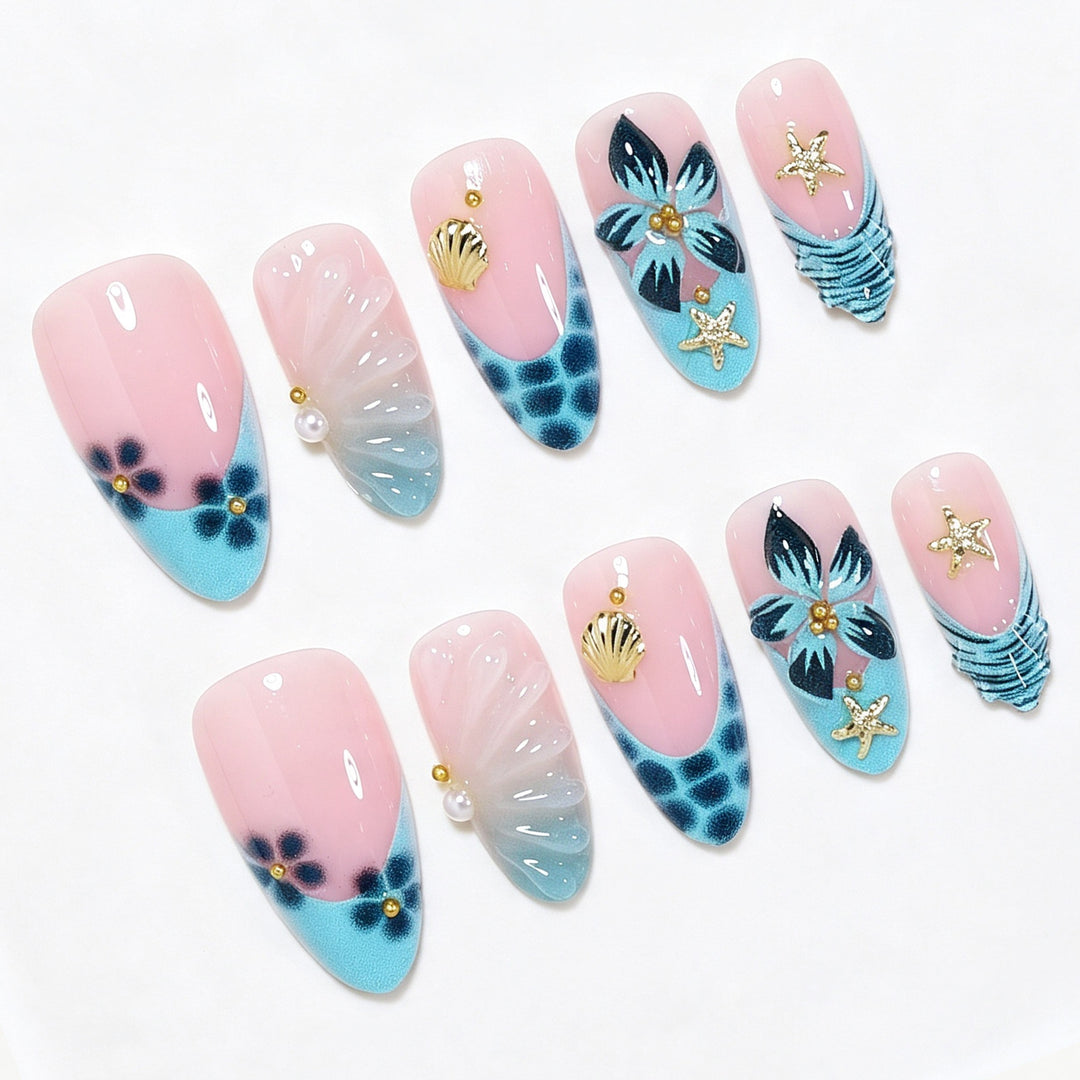 Artistic Long Acrylic Nail Tips Kalsten
