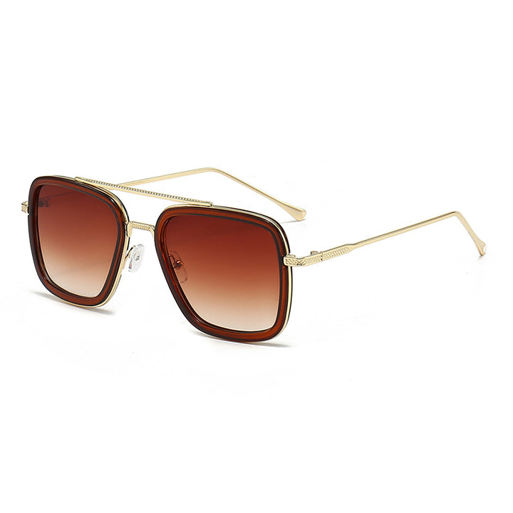 Women's stylish square sunglasses with metallic details Kalsten