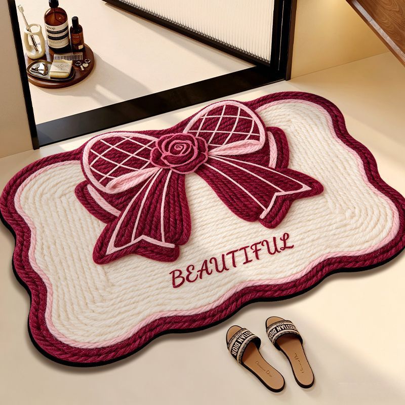 Decorative Embroidered Entry Mat