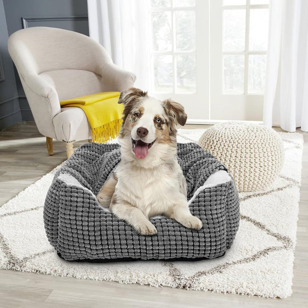 Plush Triangle Hideaway Dog Bed