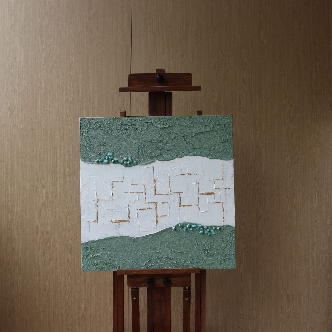 Textured Abstract Canvas Artwork for Home Decor