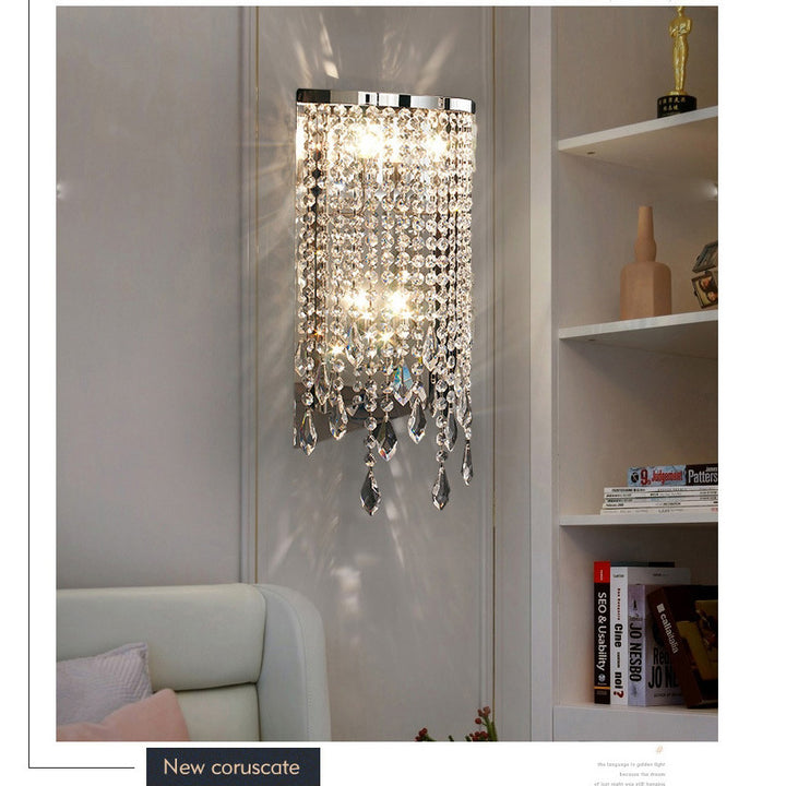 Crystal Cascading Wall Sconce