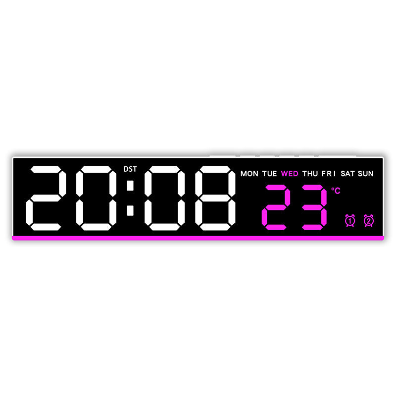 Digital LED weather clock with large display Kalsten