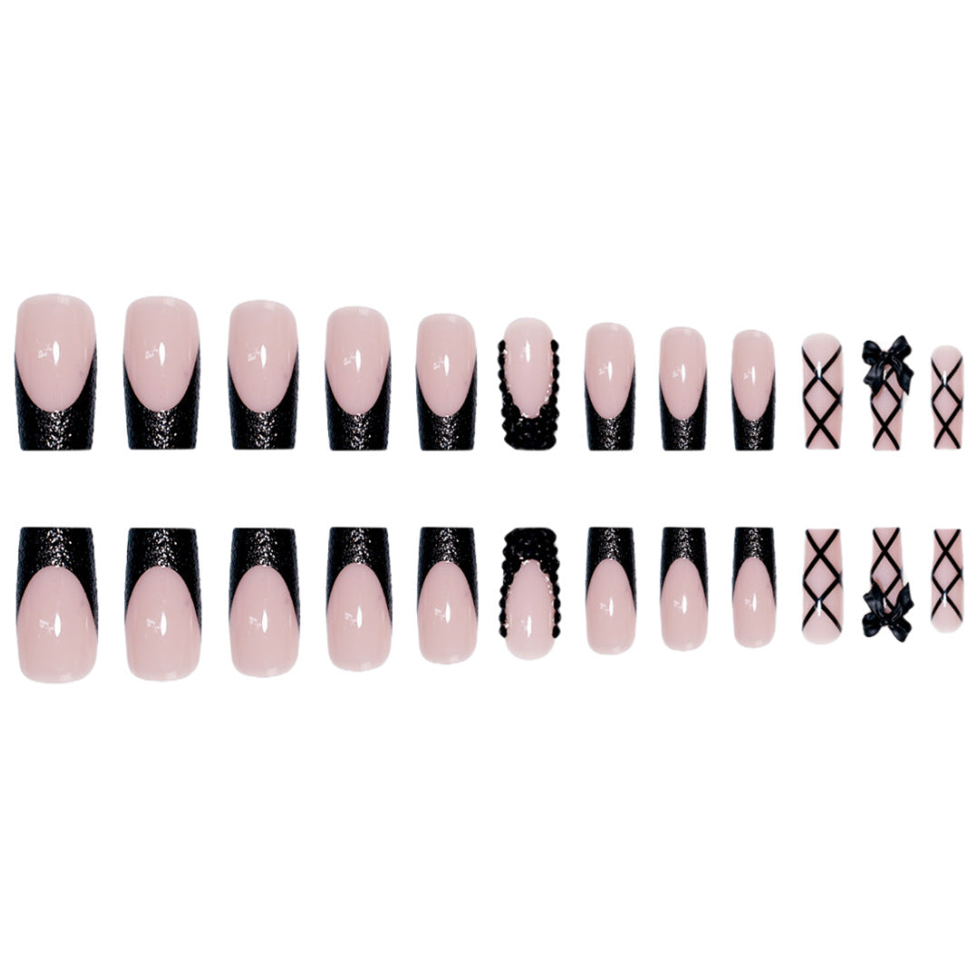Stiletto Nail Art Extensions with Decorative Accents Kalsten