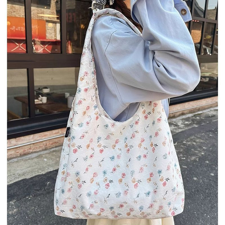 Floral Patterned Everyday Tote Bag Kalsten