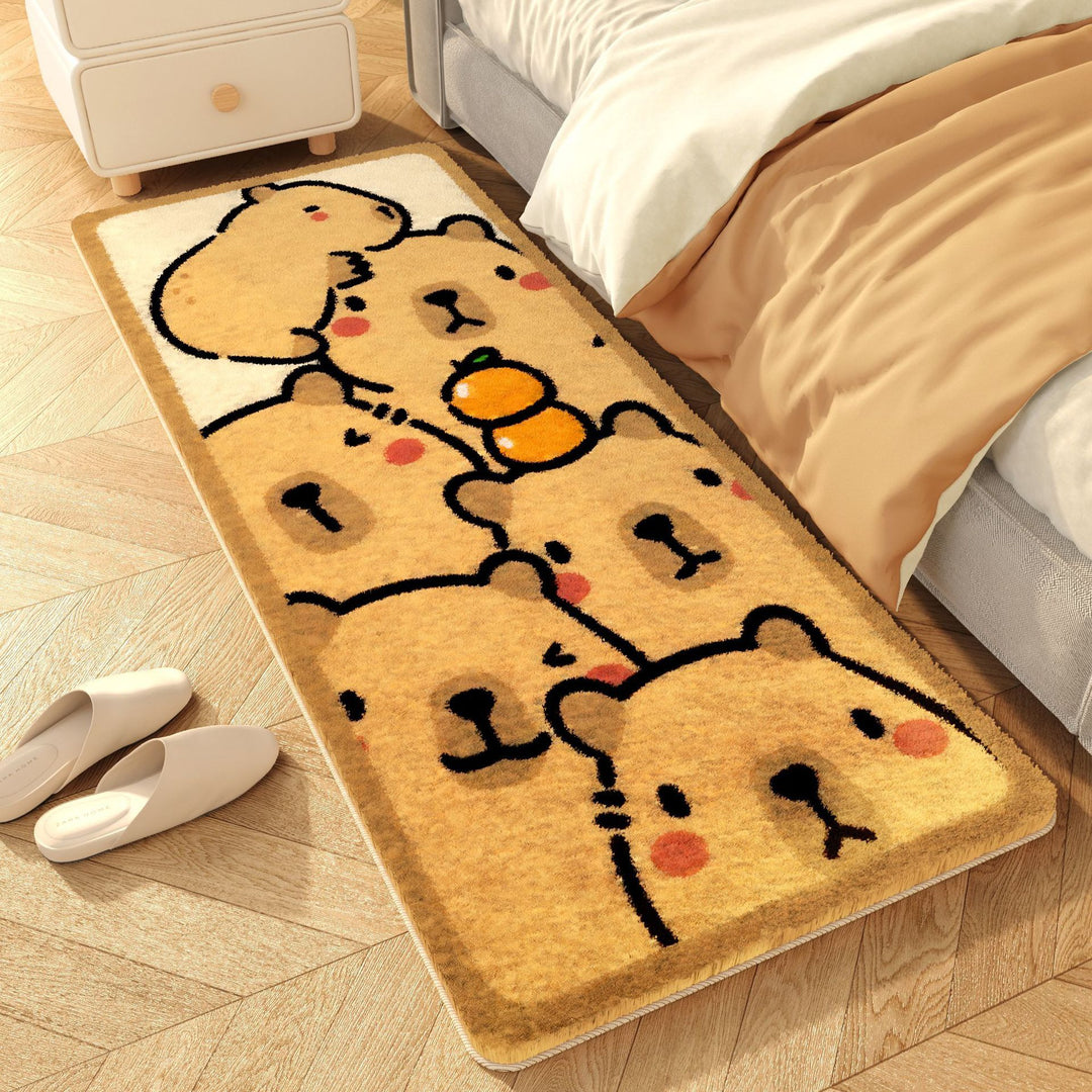 Cartoon Theme Plush Floor Mat