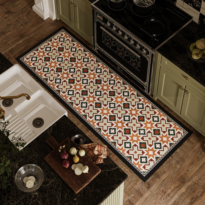 Coffee-Themed Kitchen Mat