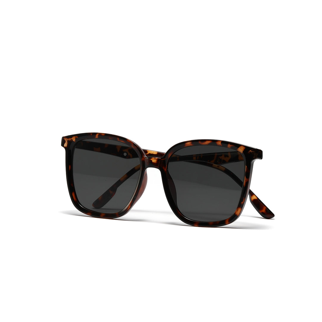 Women's stylish square sunglasses with clear frame and polarized lenses Kalsten