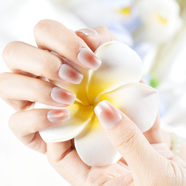 Glossy Press-On Nail Art Set Kalsten