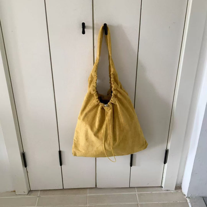 Casual Drawstring Shoulder Tote Bag