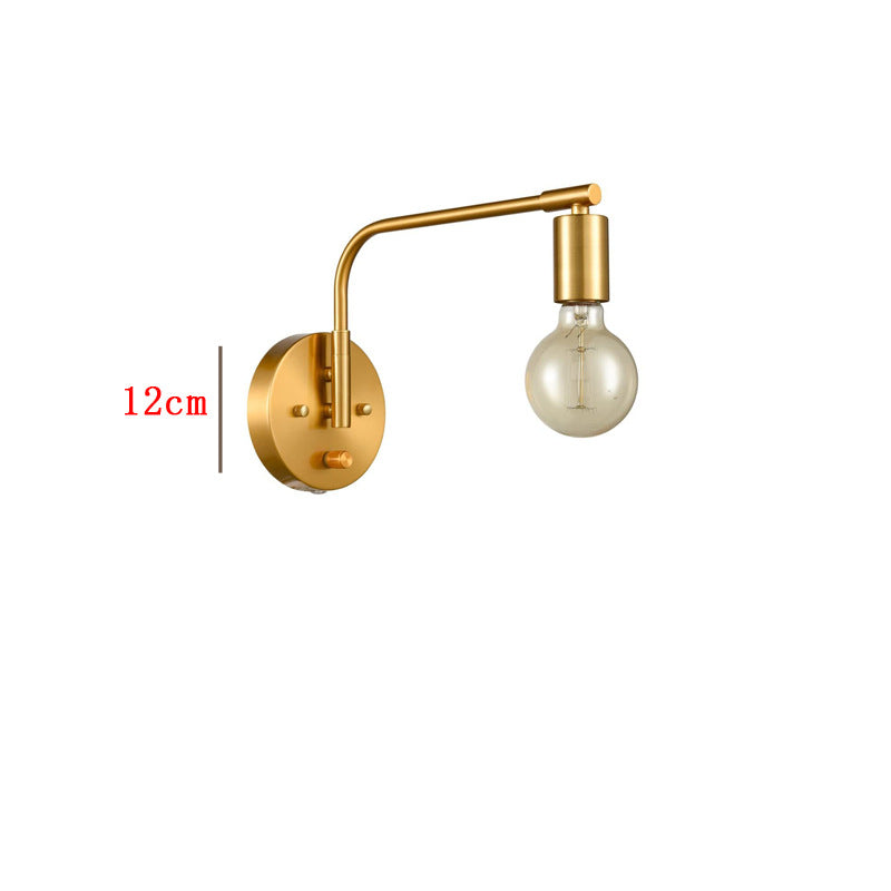Vintage Industrial Double-Bulb Wall Sconce