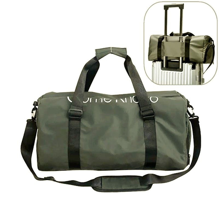 Travel bag with integrated trolley attachment system Kalsten