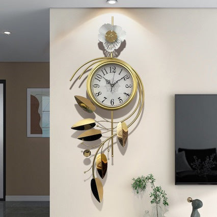 Elegant Floral Wall Clock Kalsten