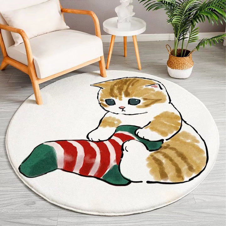 Cartoon-Themed Round Area Rug Kalsten