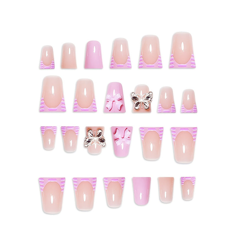 Playful Floral Design Press-On Nail Extensions Kalsten