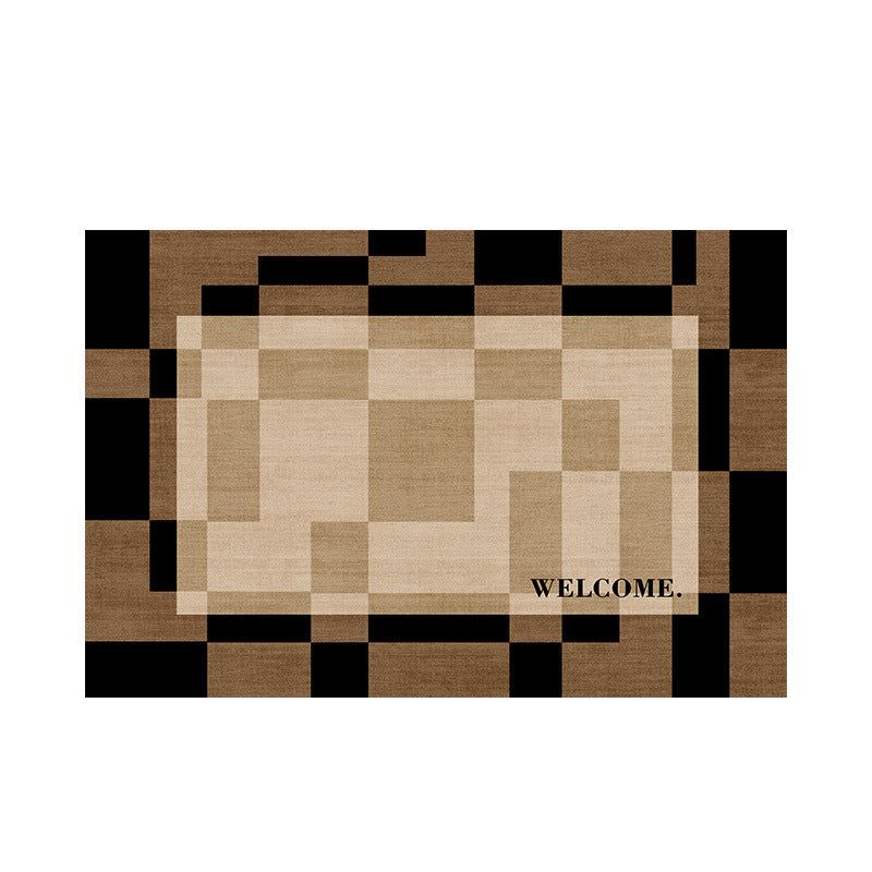 Contemporary Welcome Mat for Home Entryway