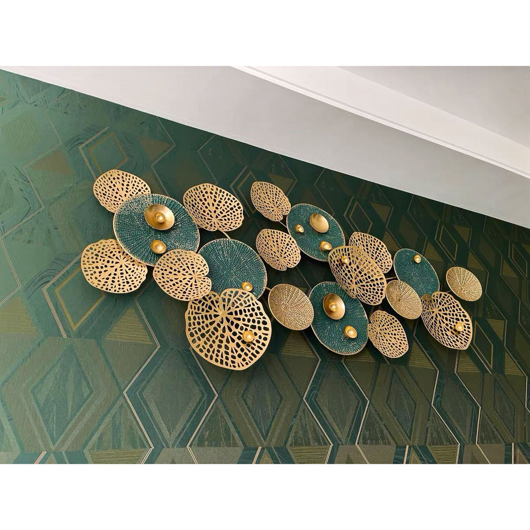 Abstract Floral Metal Wall Sculpture Kalsten