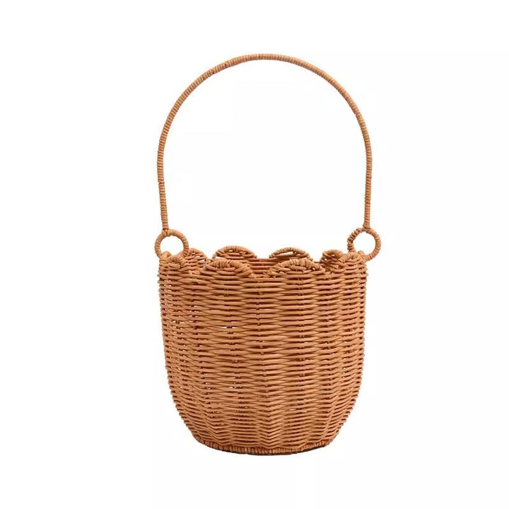Handwoven basket with handle Kalsten