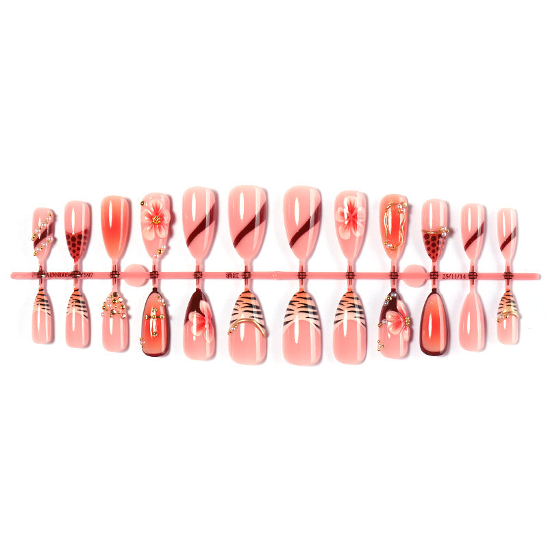 Floral Articulate Press-On Nail Set Kalsten