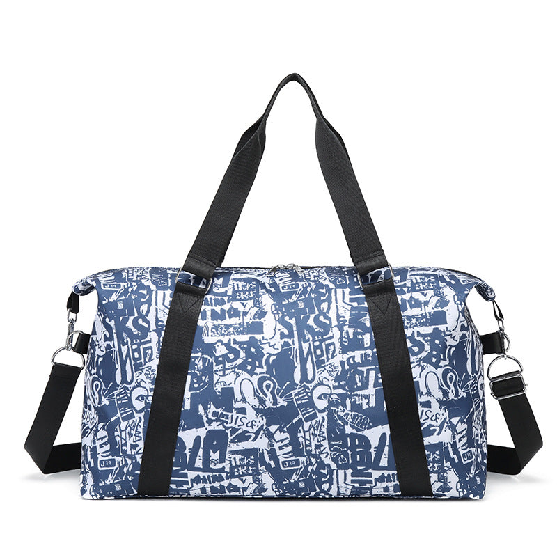 Graphic Patterned Sports Duffel Bag Kalsten