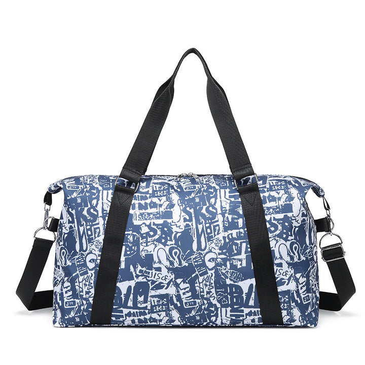 Graphic Patterned Sports Duffel Bag Kalsten