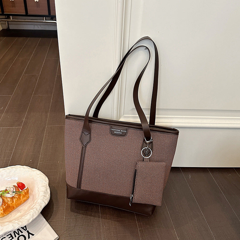 Spacious Multi-Pocket Tote Bag