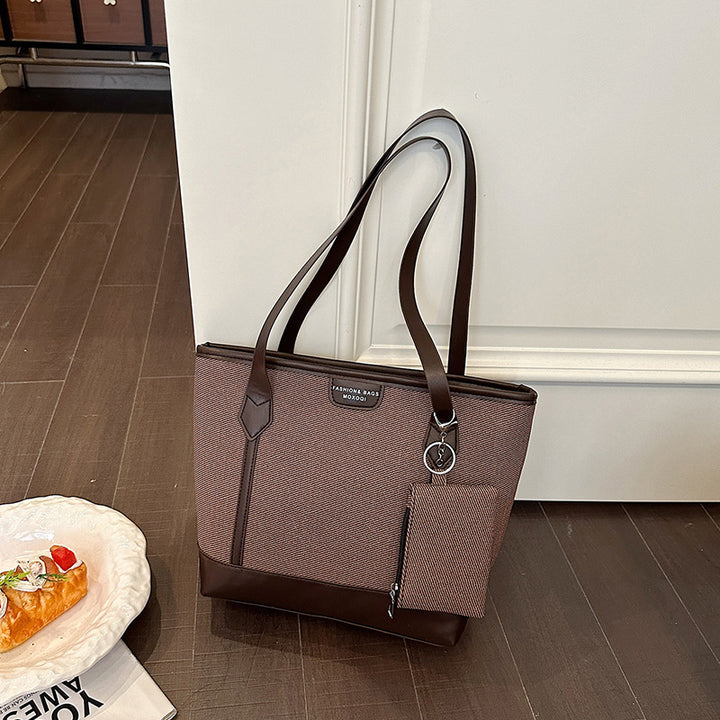Spacious Multi-Pocket Tote Bag