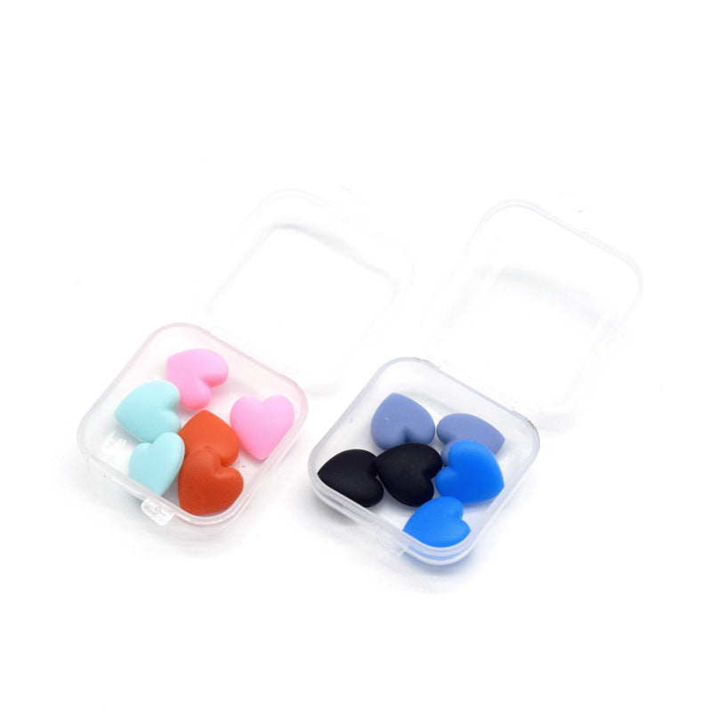Heart-Shaped Silicone Keychain Holders Kalsten