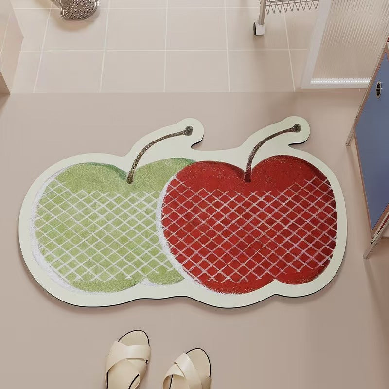 Cat-Themed Plush Bath Mat for Bathroom Decor