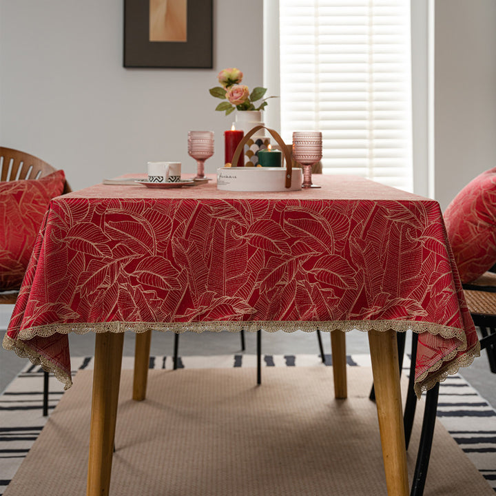 Elegant Checkered Table Cover